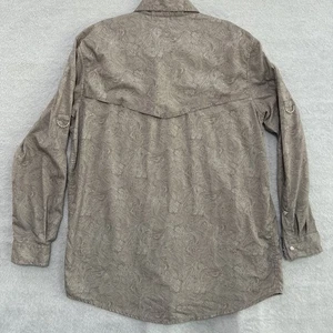 Magellan Outdoors Vented Fish Gear Shirt MED Loose Fit Long Sleeve Pearl Snaps  - Picture 1 of 13