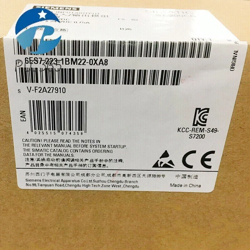1PC NEW Siemens 6ES7223-1BM22-0XA8 6ES7 223-1BM22-0XA8 NEW Module With Box - Image 1 of 1