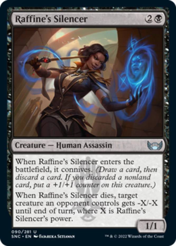 x1 Raffine's Silencer - Streets of New Capenna - NM - MTG - Image 1 of 1