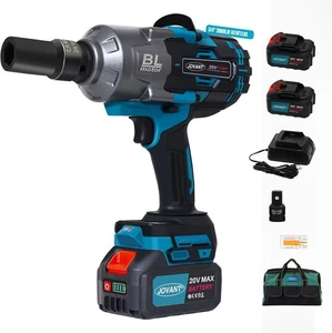 Cordless Impact Wrench Kit, 20V MAX 3/4 Impact Gun 1474Ft-lbs(2000N.m) Brushless - Picture 1 of 9