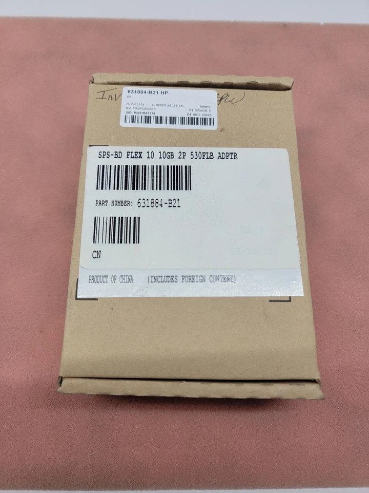 NEW HPE FLEX-10 10GB 2-PORT 530M NETWORK ADAPTER, SKU 20423 - Image 1 of 1