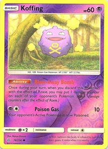Koffing Common SM - Cosmic Eclipse 76/236 LP - Picture 1 of 2