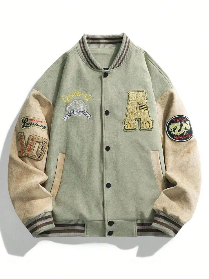 Vintage Baseball Bomber Jacket - Image 1 of 2