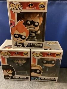 Funko Pop! Die Unglaublichen: 1506, 1507, 1509 - Lot #FP237 - Bild 1 von 4