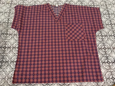 S.C.R.U.B.S. Scrub Top Size XL 4th of July Red Blue White Stripes Stars USA Made - Image 1 of 4