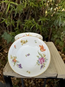 Vtg Floral Garden Thomas Lakewood Fruit Set 5 Bowls 1945-1969 Bavaria Germany - Picture 1 of 5