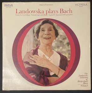 sealed LANDOWSKA Plays BACH 1971 Vol. 1 Harpsichord Mono RCA Victrola VIC-1594 - Picture 1 of 2