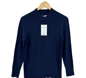 MM LAFLEUR The Zora Oberteil Strickpullover Large Blau S644 - Bild 1 von 8