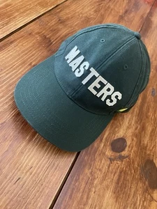 Nwt Masters Tournament Bold Lettering Green Men's Golf Hat Augusta National - Picture 1 of 6