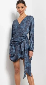 Tart Women's Isono Printed Mini Daytime Wrap Dress Size S, NWOT  - Picture 1 of 9