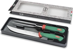 Premana Professional, Confezione 2 Pezzi BBQ, Acciaio Inox, Verde/Rosso - Foto 1 di 12