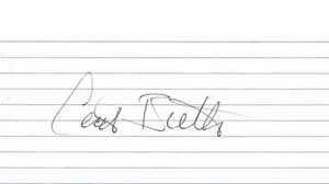 SIGNED 3x5 INDEX CARD OF CECIL BUTLER (DECEASED 2019)! GREAT AUTOGRAPH! - Picture 1 of 1