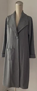 Bershka Gray Trench Coat Sz4 - Picture 1 of 11