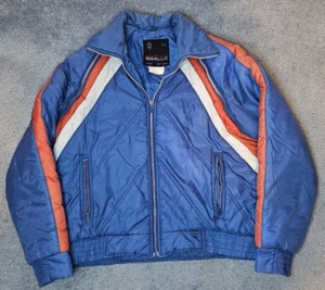 Vintage ~ SIGALLO ~ 1980's Jacket/Vest ~ Detachable Sleeves ~ Blue - Picture 1 of 15