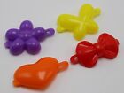 40 Mixed Color Assorted Plastic Mini Hair Frog Barrette Clip Bow Pin DIY Craft