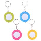 Candy Color Soft Ruler Mini Telescopic Double Scale Keychain Tape Measure