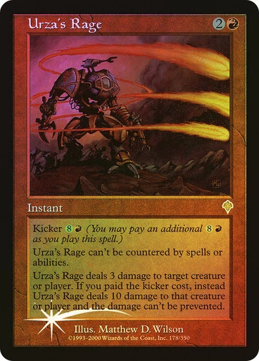 FOIL Urza's Rage ~ Invasion [ Excellent ] [ Magic MTG ] - Image 1 of 1