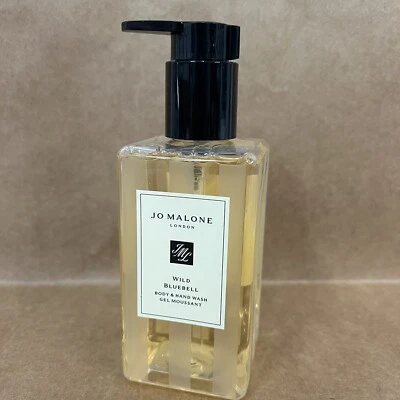 Jo Malone Wild Bluebell Perfume LAVADO CORPORAL Y DE MANOS Jabón Gel 8.5oz Nuevo Foto 1 de 2