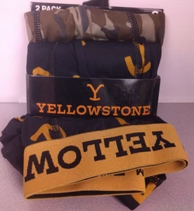 Yellowstone Men's 2 Pack Boxer Briefs Size S - New.                         (61) - Picture 1 of 12