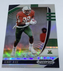 Jerry Rice 2020 Panini Prizm Draft Picks Silver Prizm Refractor #51 49ERS HOF - Imagen 1 de 2