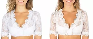 Goldschmidt Dirndlbluse Spitze Grace Spitzenbluse creme weiß Dirndl Top Qualität - Bild 1 von 24