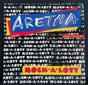 Aretha Franklin Rock-A-Lott super rare 12" vintage original Vinyl record 1987 - Picture 1 of 5