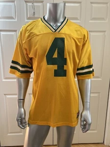 Nike NFL Brett Favre #4 Green Bay Packers Gold Version Trikot Large - Bild 1 von 13