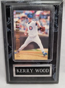 1999 Topps Picture Perfect? Kerry Wood #P2 Rookie Card Framed Plaque - Picture 1 of 4