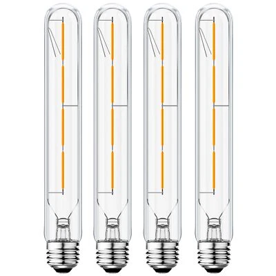 LED Tube Bulbs,Soft White 3000K,T10 Dimmable LED Filament Bulb,8.9in Tubular ... - Image 1 of 4