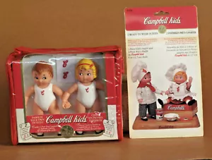CAMPBELL KIDS 5 INCH DOLLS PLUS 2 OUTFITS 1995 - Picture 1 of 8