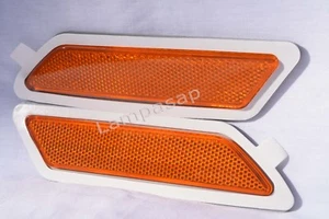 Front Side Marker Reflector Light Lamps One Pair Fit 2012-2015 320i 328i 335i - Picture 1 of 2