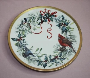 COLLECTIBLE LENOX CATHERINE MCCLUNG PLATE WINTER WREATHS 8 1/8 " #7515 JAPAN - Bild 1 von 6