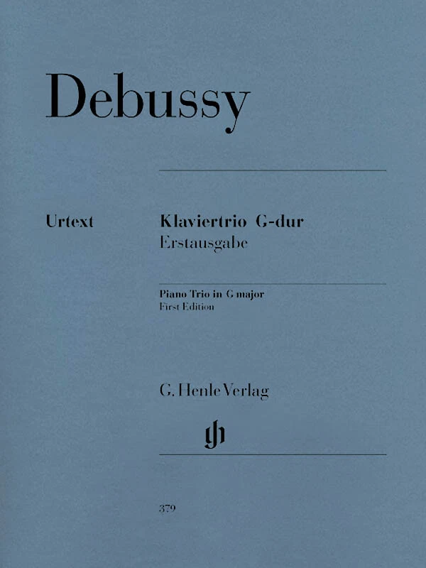 Debussy Piano Trio G Major Violin & Cello Henle Urtext Sheet Music Book - Image 1 of 1