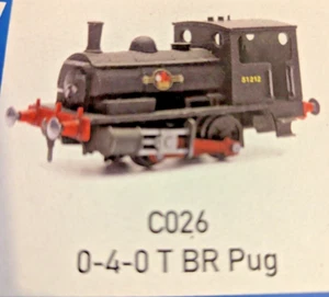 Spur O Dapol C26 0-4-0 BR Mopslok Plastikbausatz für Modelleisenbahn - Bild 1 von 4