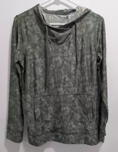 GERRY Womens Long Sleeve Hoodie Shirt UPF 50+ Quick Dry Stretch Carmen Green, S - Picture 1 of 12