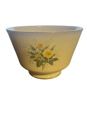 ВИНТАЖНЫЙ ФАРФОР ЖЕЛТЫЙ АНГЛИЙСКИЙ РОЗА ЧАША 8,5 X 6 - Изображение 1 из 4