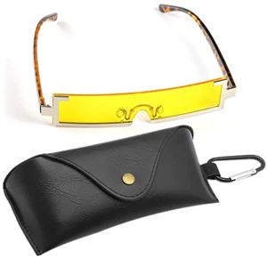 Popular New Fashion Rectangular Rectangle Frame Lenses Eyeglasses Glasses Unisex - Picture 1 of 1