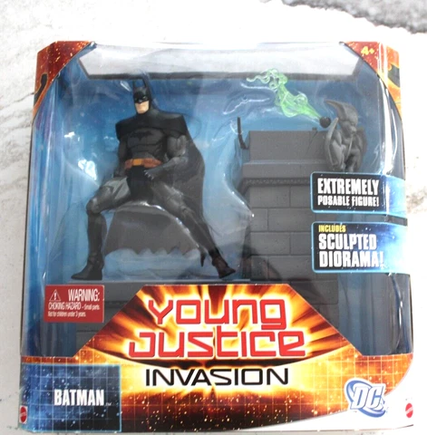 2011 Young Justice Invasion BATMAN Action Figure 6" Mattel DC Universe MIB MISP Cover