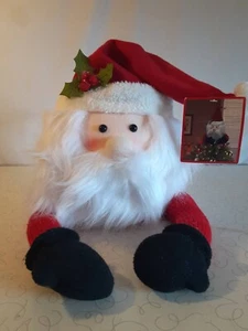 Santa Tree  Hugger Holiday Time Decor - Picture 1 of 6