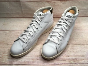 Zapatillas altas Adidas para hombre Stan Smith blancas talla 13 - Imagen 1 de 8
