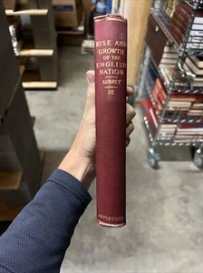 RARE* Rise and Growth of the English Nation Vol III by Aubrey 1901 Antique - Picture 1 of 11
