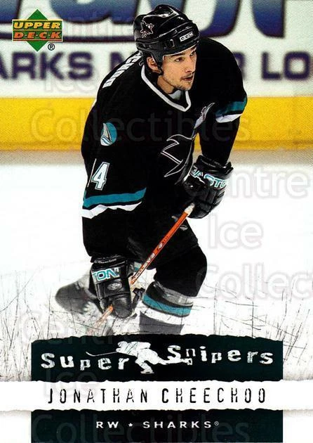 2007-08 Upper Deck Super Snipers #3 Jonathan Cheechoo - Image 1 of 1