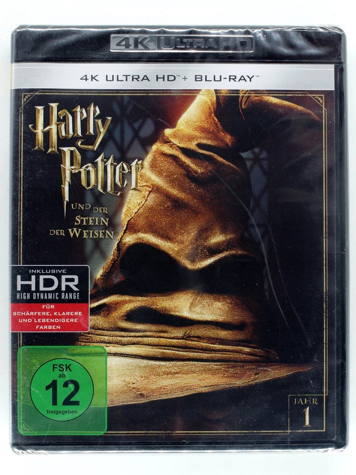 Harry Potter und der Stein der Weisen - 4K + Blu-ray + Extended Cut - Radcliffe - Bild 1 von 1
