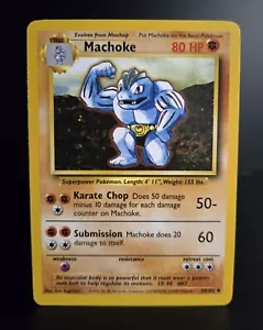 Pokémon TCG - MACHOKE - 34/102 - ILLIMITATO - WOTC - SET BASE (1999) - LP/NM - Foto 1 di 1