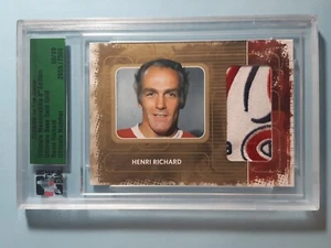Henri Richard Limited /09 In The Game Ultimate Gold 08-09 Mtl Centennial Patch - Picture 1 of 19