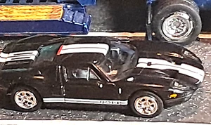 RTR HO-1:87 vehicle FORD GT 2006 BLACK SPORTS CAR BUILT RACE AUTO/LAYOUT-DISPLAY - Picture 1 of 14