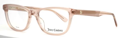 JUICY COUTURE JU187 8XO Transparent Pink Womens Eyeglasses 51-16-140 B:36 - Image 1 of 4
