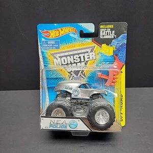 Monster Jam Hot Wheels. NEA Police Includes Mini Figure NEW 2014 Bigfoot - Picture 1 of 9