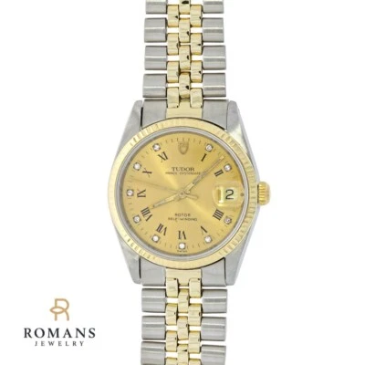 Tudor Prince Oysterdate Automatic 18K & Stainless Steel Watch Ref. 75203N - Image 1 of 4