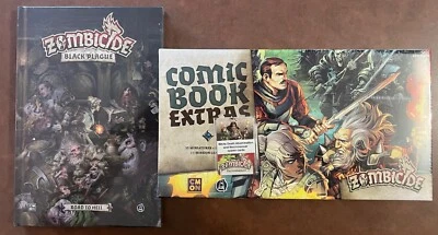 New CMON Comics Vol 2 Zombicide Black Plague Road to Hell + Extras + Shipping! - Image 1 of 2